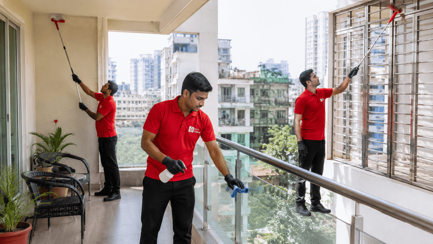 City Coolies Balcony & Grill Cobweb Cleaning service