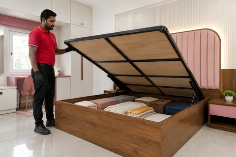 Custom Storage Bed by City Coolies
