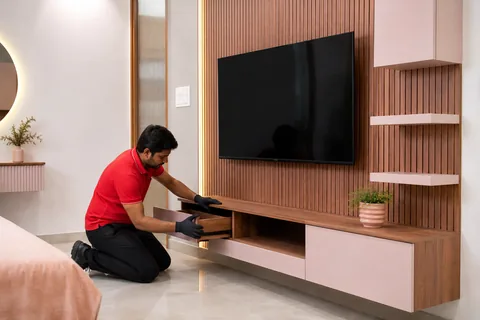 Custom TV Unit by City Coolies