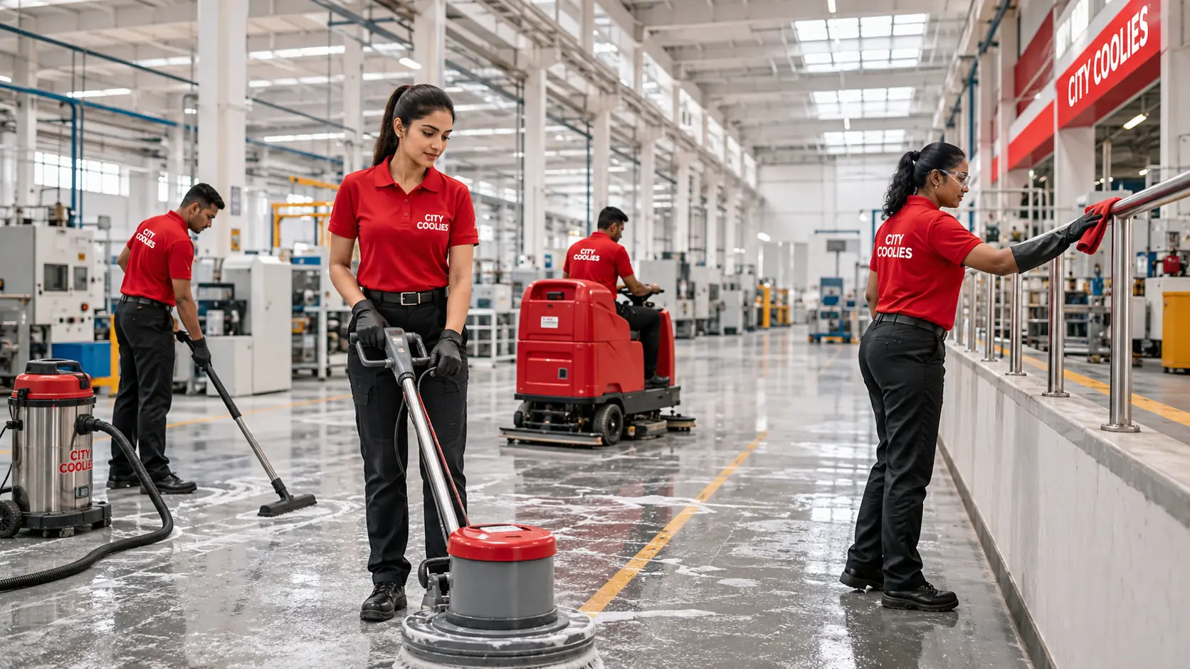 City Coolies Factory & Plant Deep Cleaning