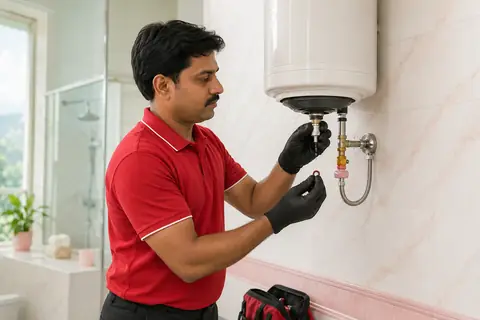 Geyser Water Leakage Repair by City Coolies