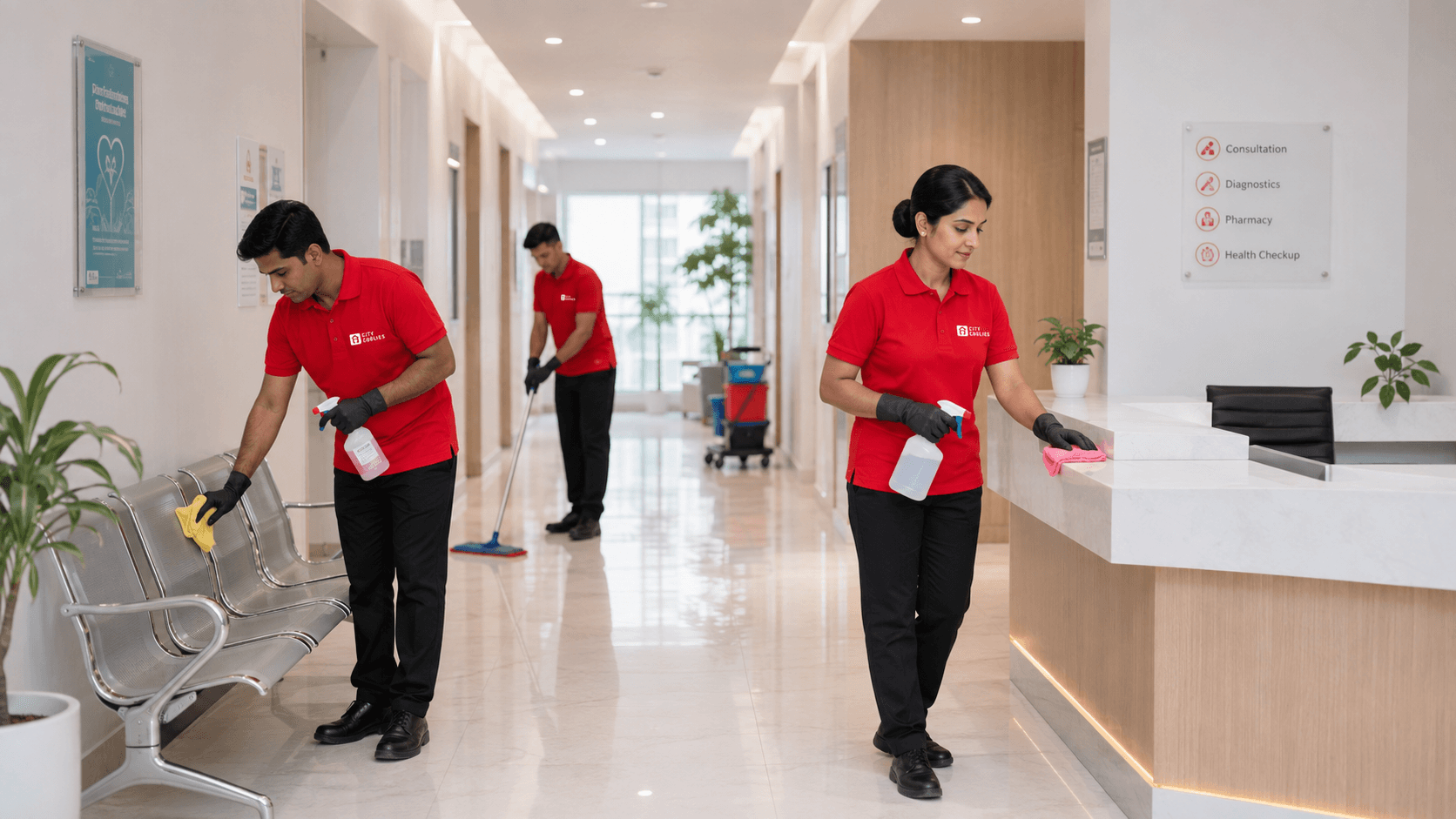 City Coolies Hospital & Clinic Sanitization service