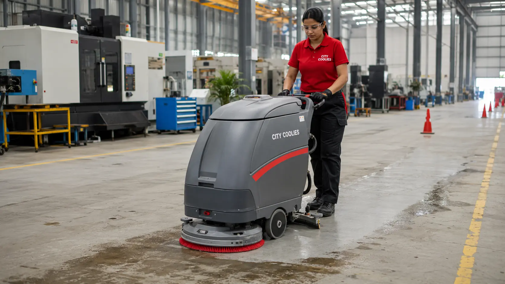 City Coolies Industrial Floor Scrubbing & Degreasing