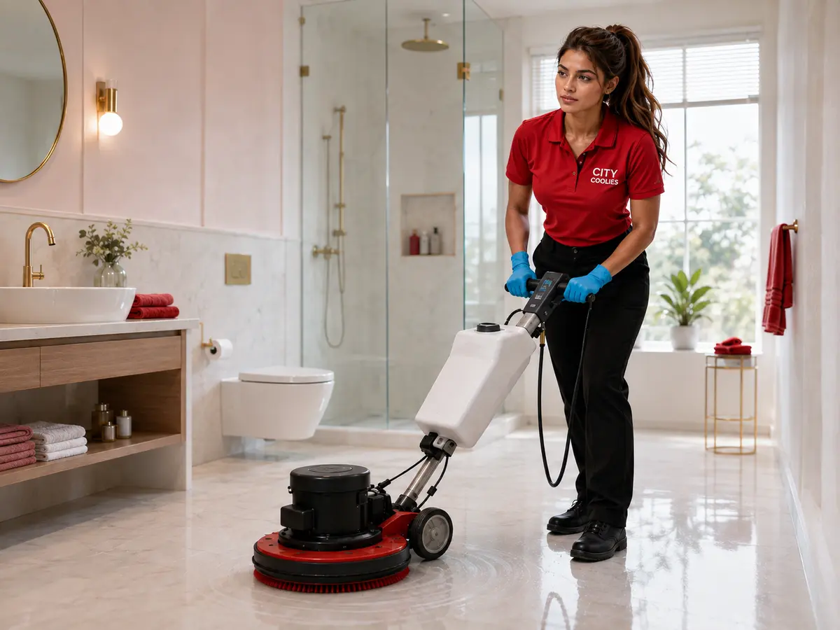 City Coolies intense bathroom deep cleaning service