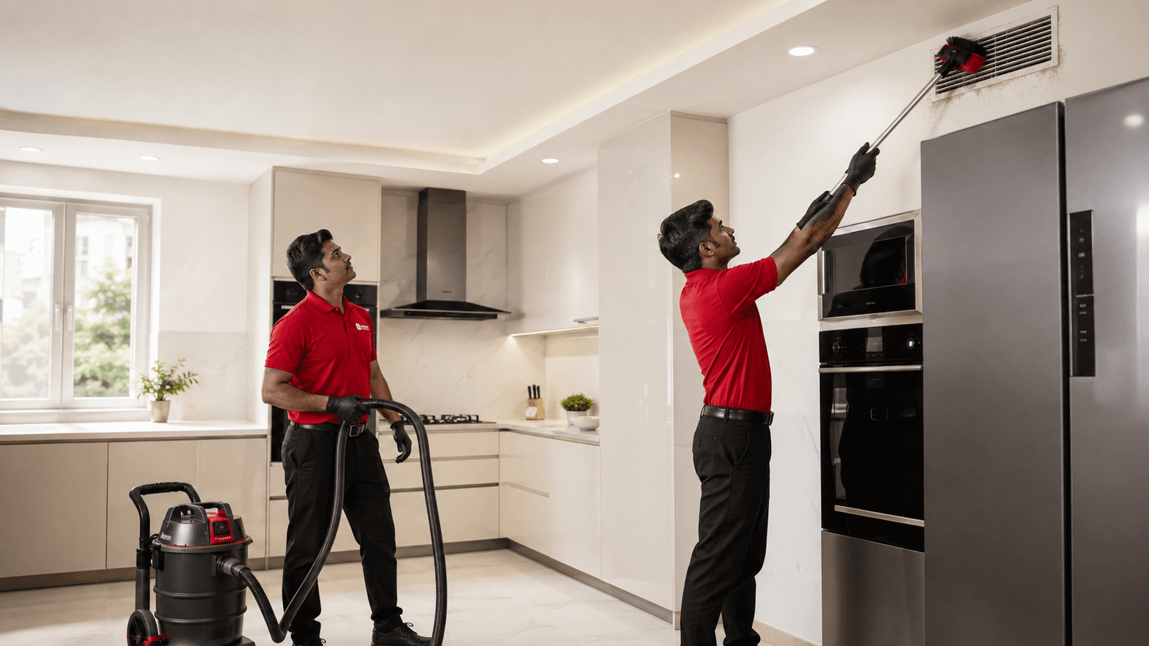City Coolies Kitchen Ceiling & Vent Cobweb Cleaning service