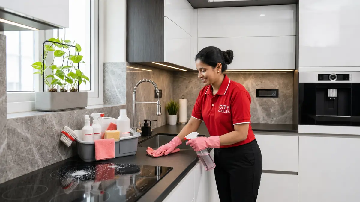City Coolies occupied kitchen deep cleaning service