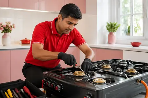 Gas Stove Service by City Coolies
