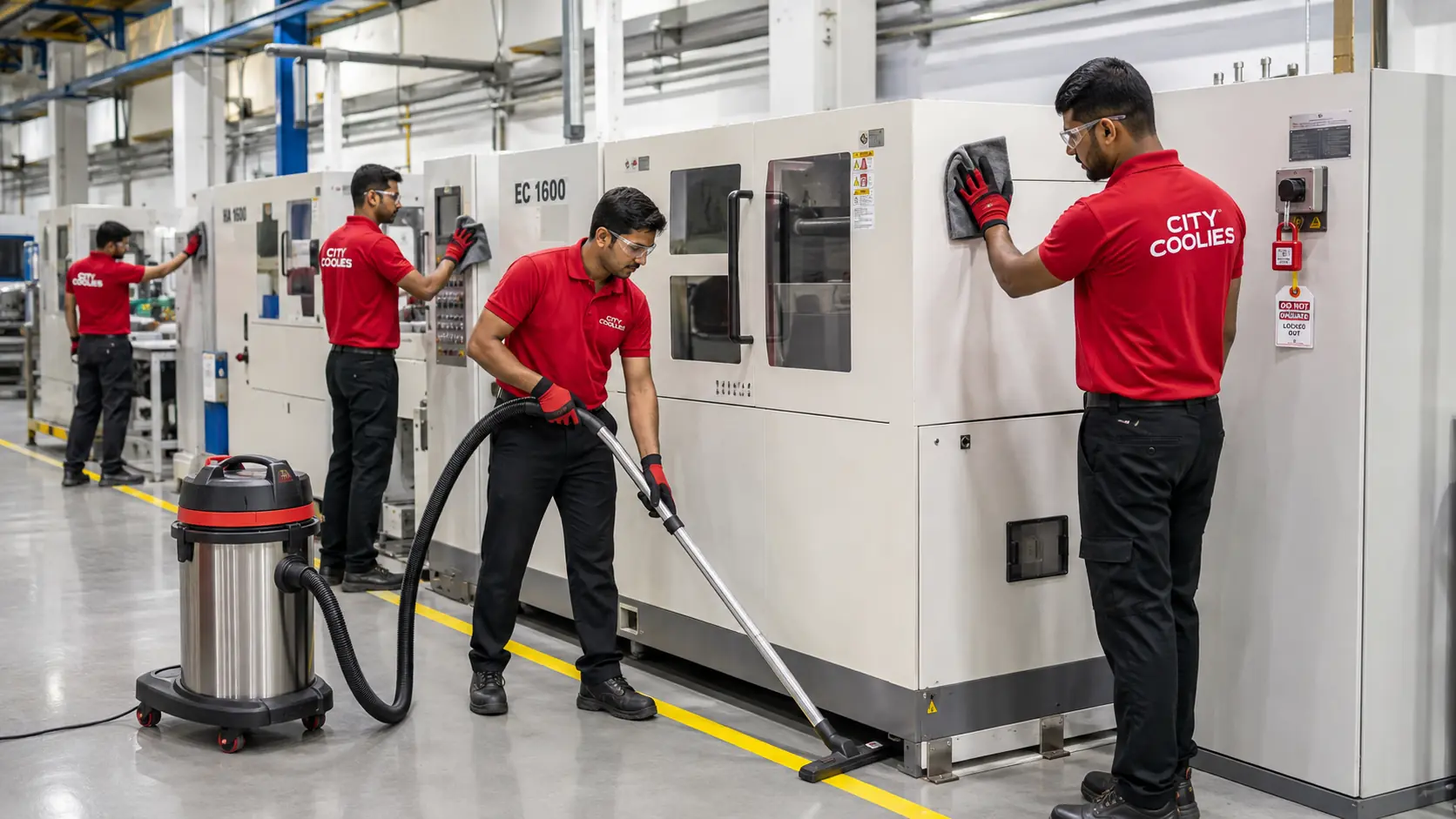 City Coolies Machinery Exterior Cleaning