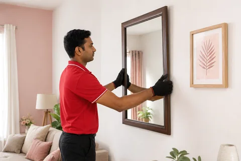 Mirror / Picture Frame Installation by City Coolies