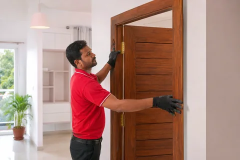 New Door & Frame Installation by City Coolies