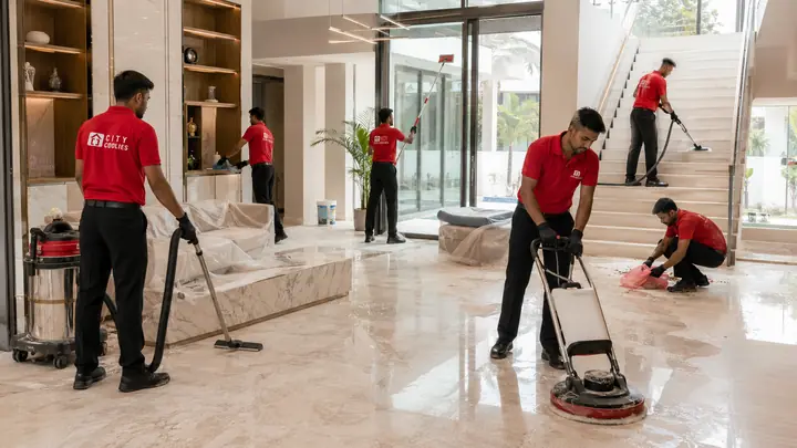 City Coolies Post-Construction Villa Cleaning service