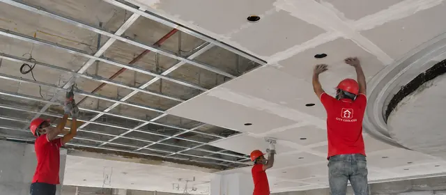 Gypsum / POP False Ceiling Work