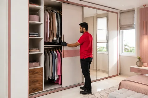 Sliding / Walk-in Wardrobe by City Coolies