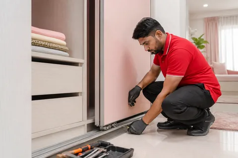 Sliding Wardrobe Door Repair by City Coolies
