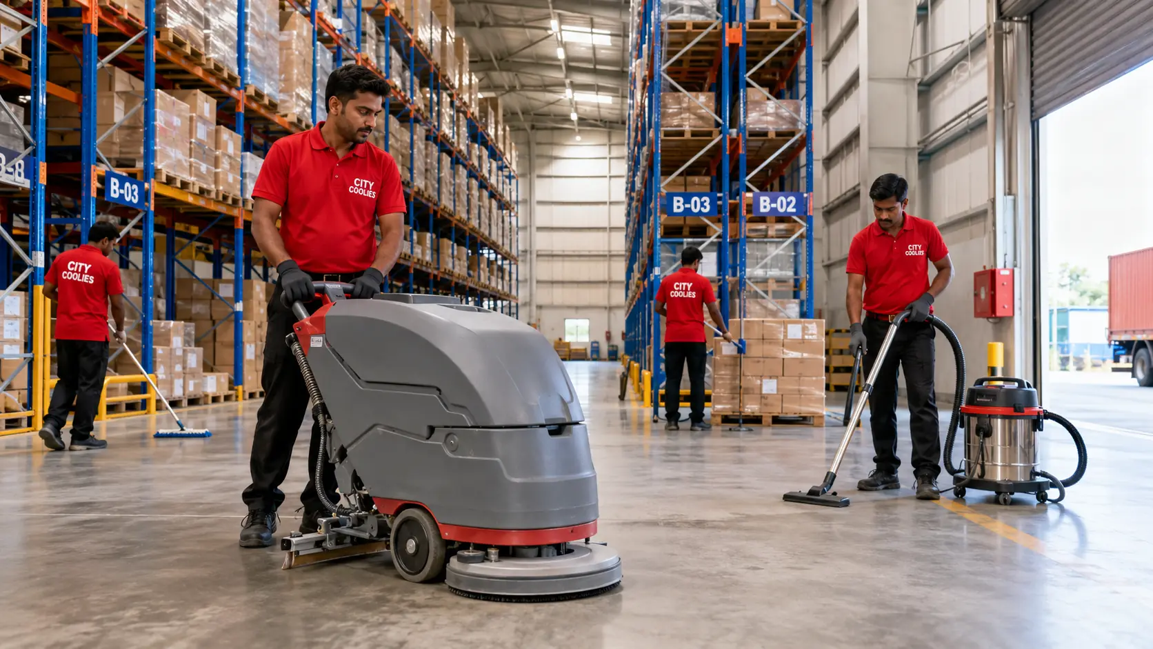 City Coolies Warehouse Deep Cleaning