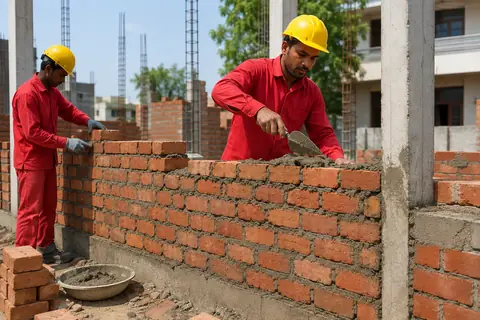 9-inch Masonry Wall Construction