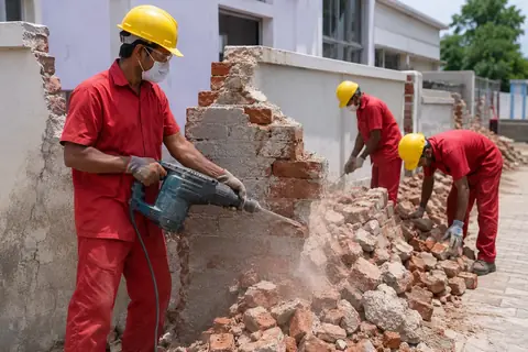 Brick / Block Wall Demolition