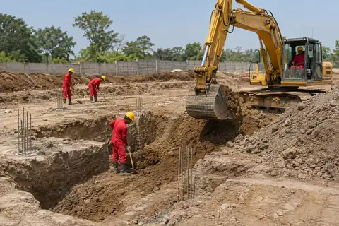 Site Clearing & Foundation Excavation