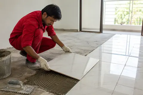 Vitrified Tile Flooring