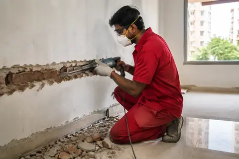 Wall Chasing & Civil Closing Work
